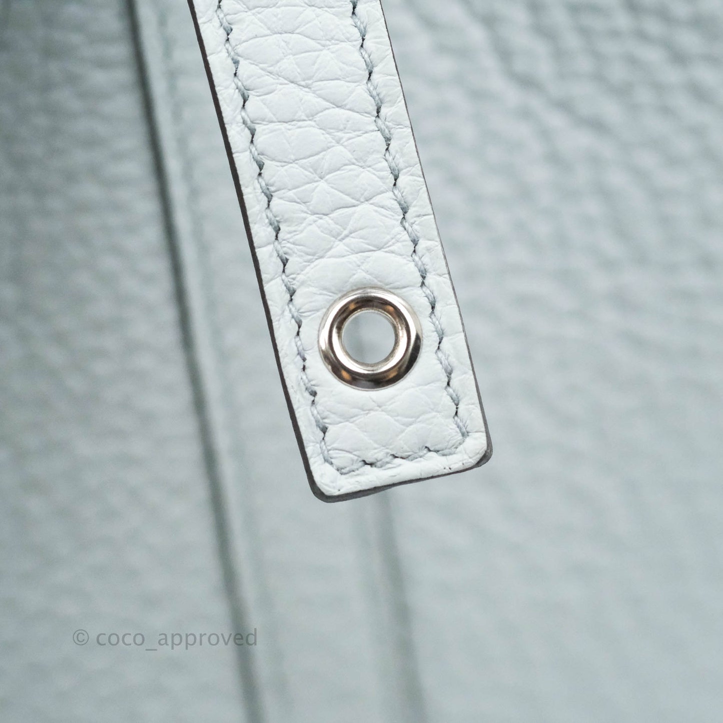 Hermès Picotin Lock 18 PM Bleu Pale Clemence Palladium Hardware