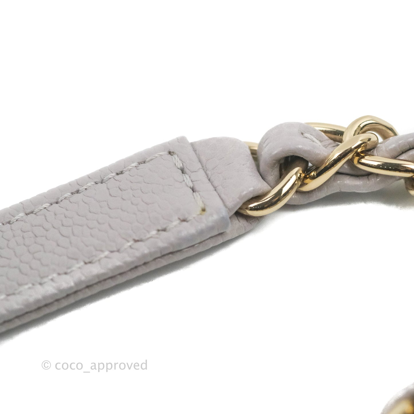 Chanel Quilted Medium Business Affinity Flap Grey Caviar Gold Hardware