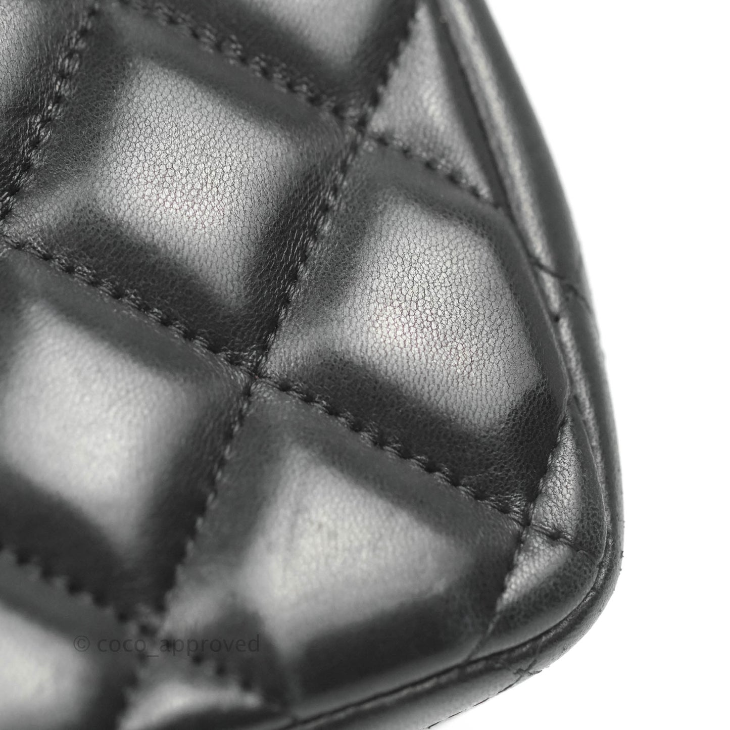 Chanel Jumbo Double Flap Black Lambskin Silver Hardware⁣⁣