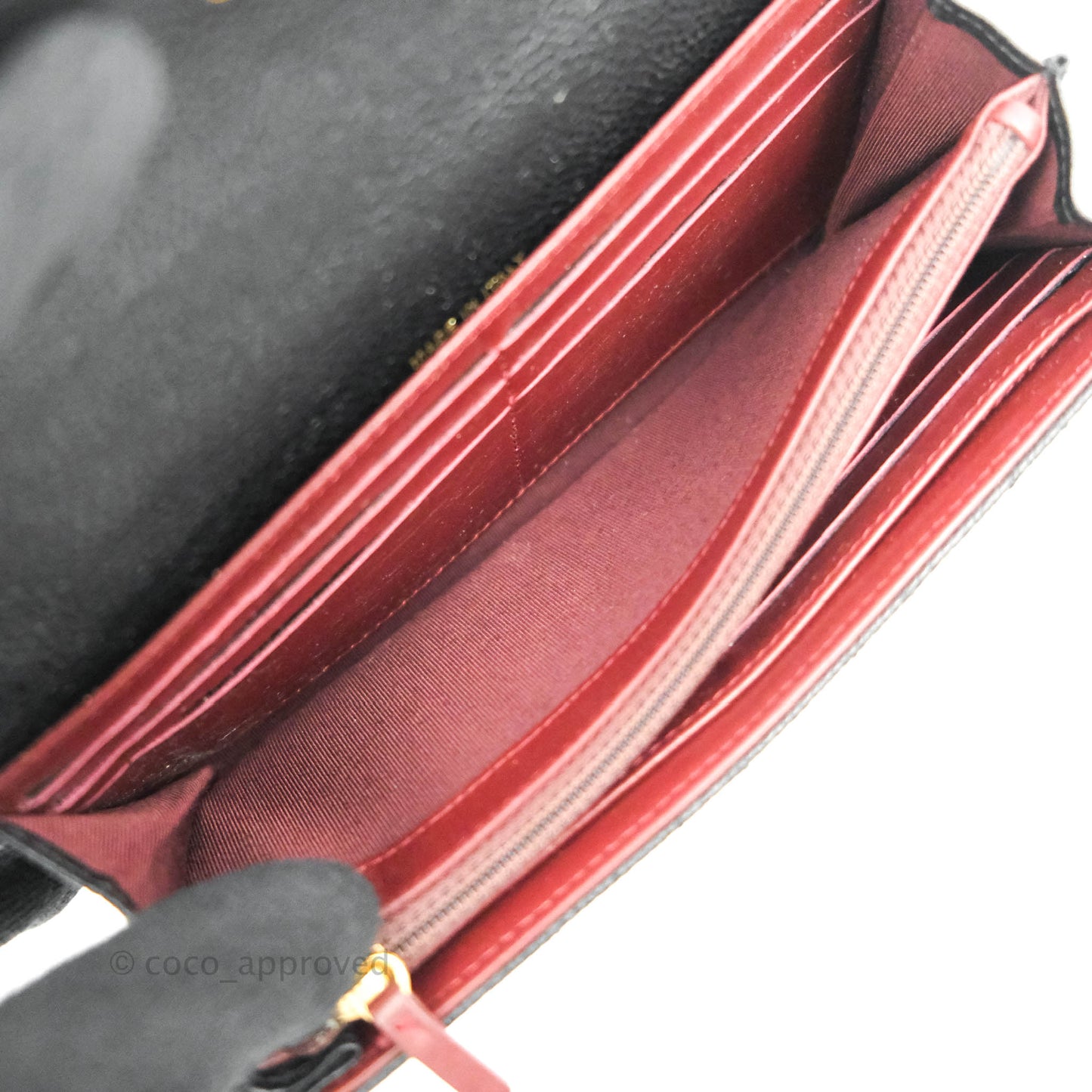 Chanel Black Caviar Quilted Large Classic Flap Wallet