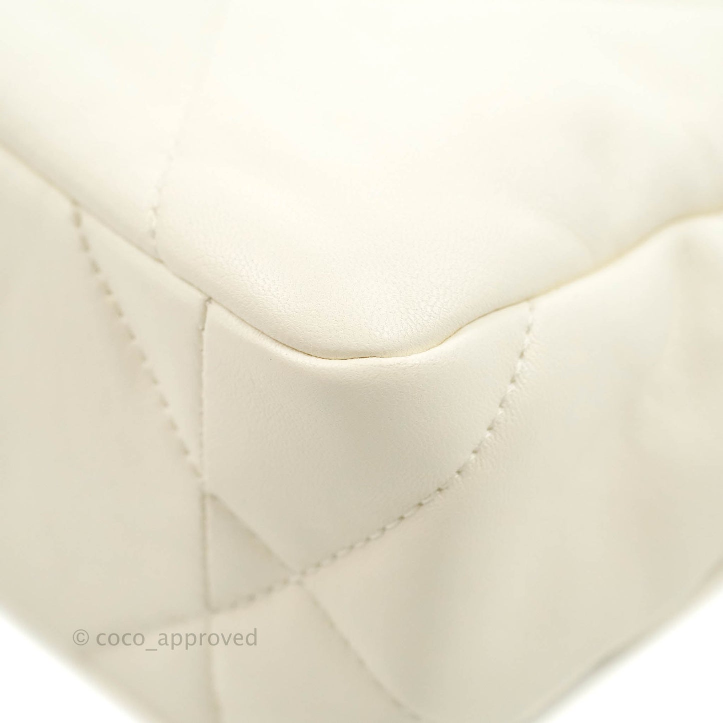 Chanel 19 Small White Mixed Hardware