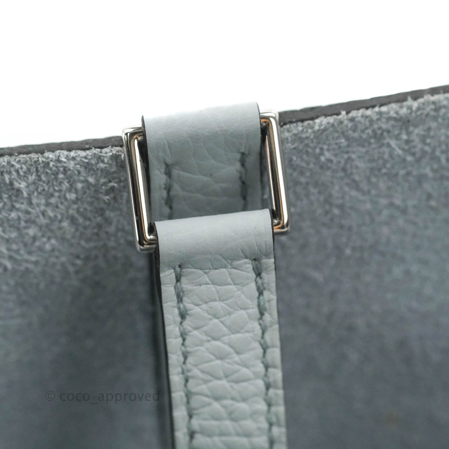 Hermès Picotin Lock 18 PM Bleu Pale Clemence Palladium Hardware