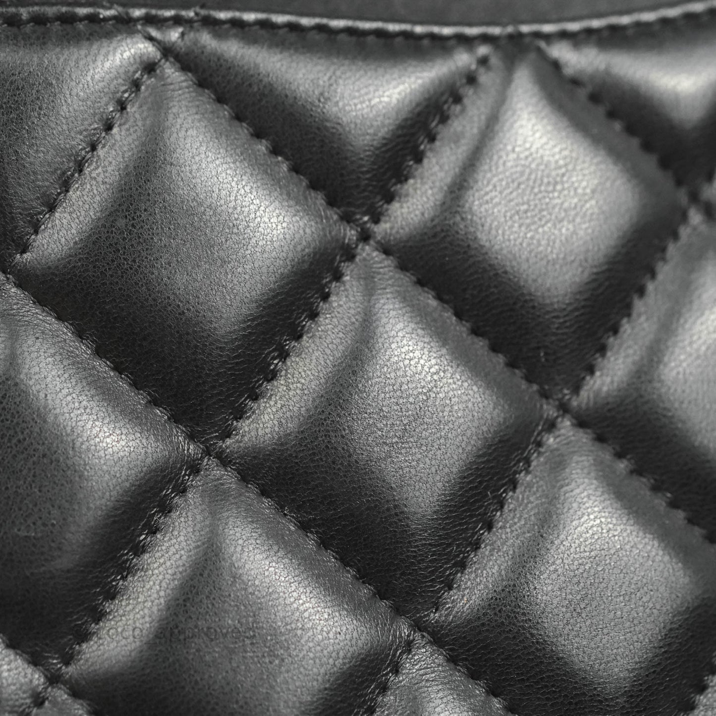 Chanel Jumbo Double Flap Black Lambskin Silver Hardware⁣⁣