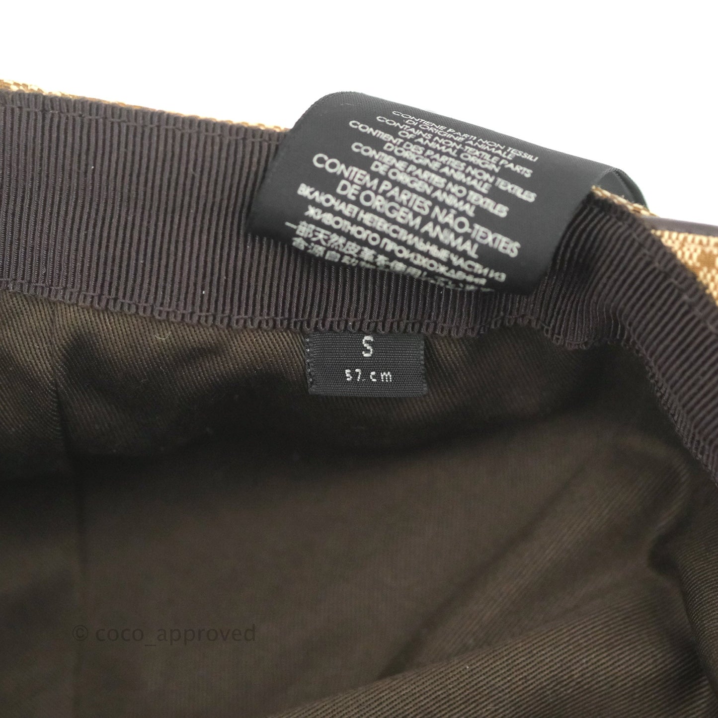 Gucci Original GG Canvas Baseball Hat With Web