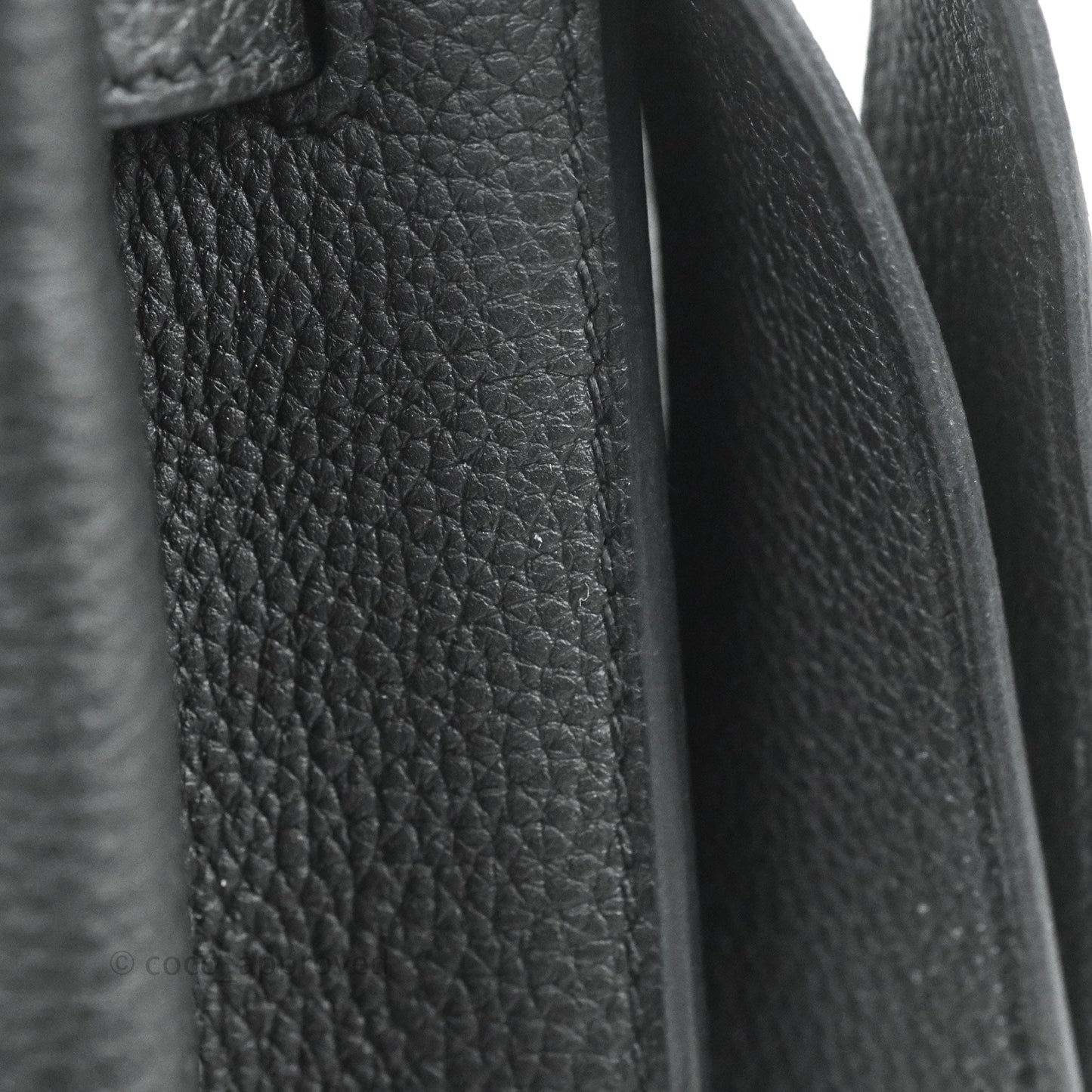 Hermes Togo So Kelly 22 Black Gold Hardware