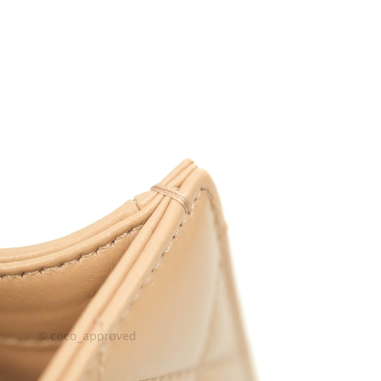 Chanel Quilted Mini Perfect Fit Adjustable Beige Calfskin Gold Hardware 21A