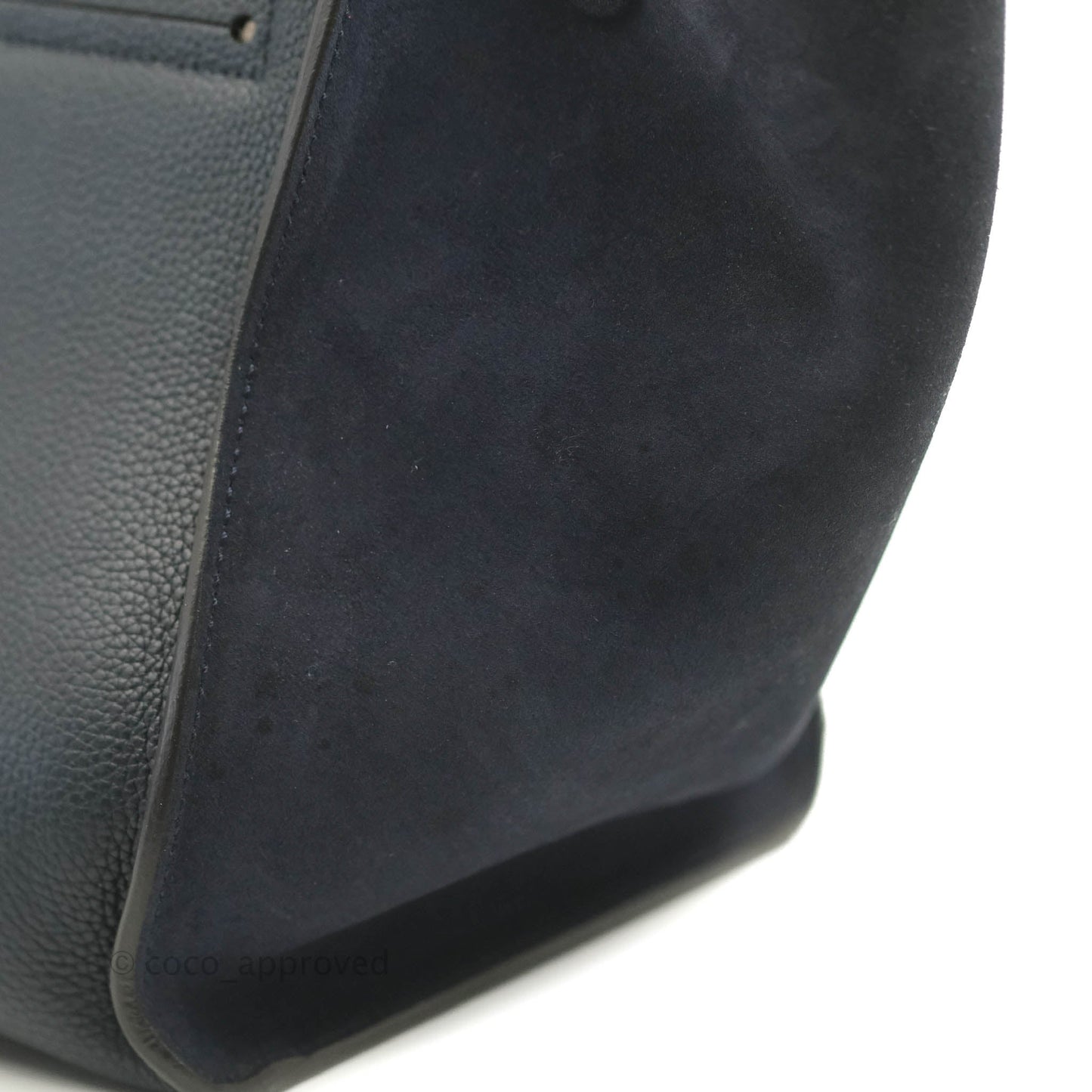 Celine Small Sleek Trapeze Navy Calfskin