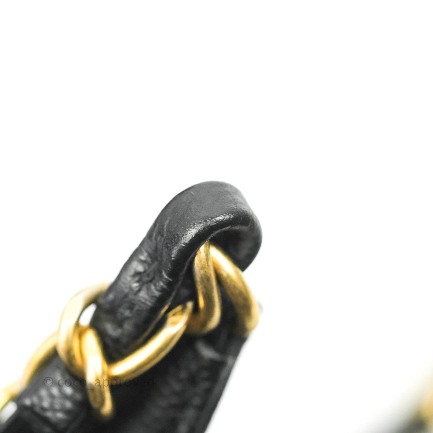 Chanel Medium Coco Handle Quilted Black Caviar Lizard Handle Gold Hardware