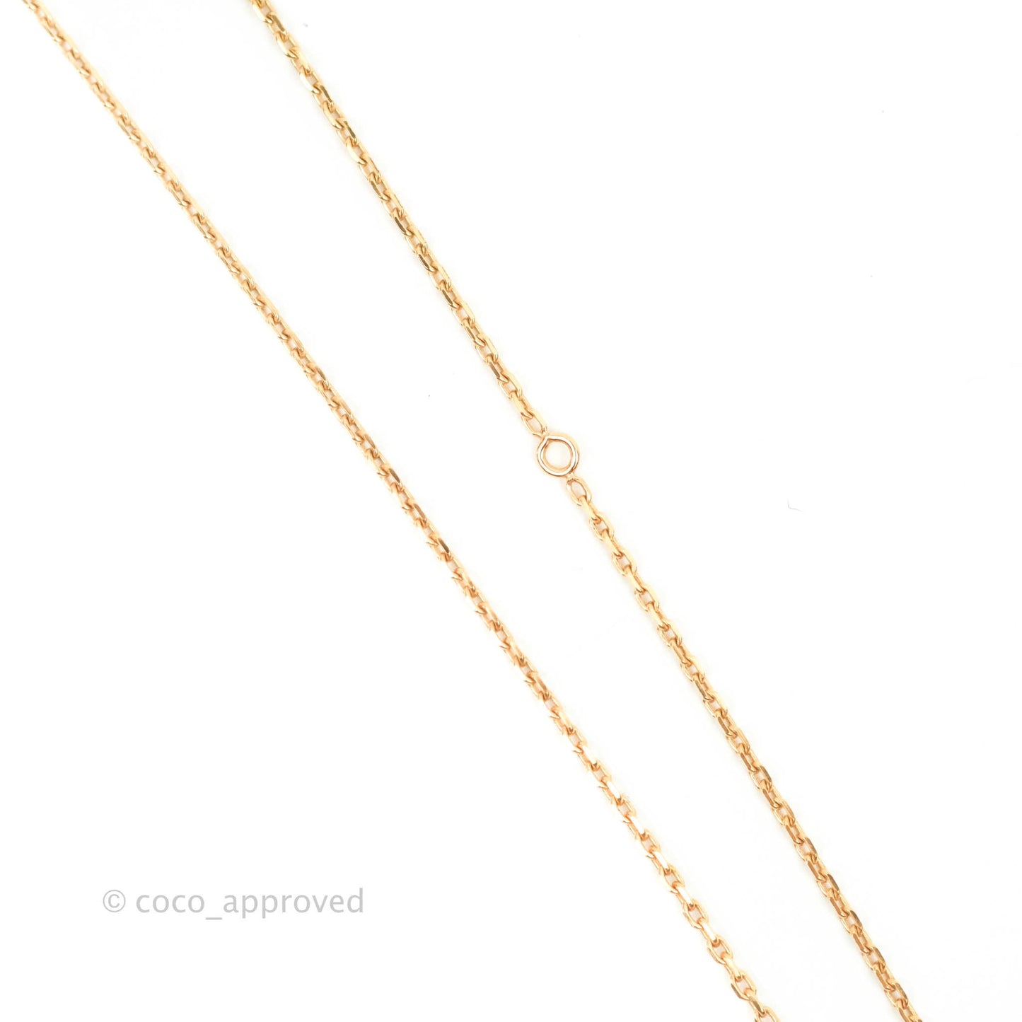 Hermès Swift As De Coeur Necklace Gold