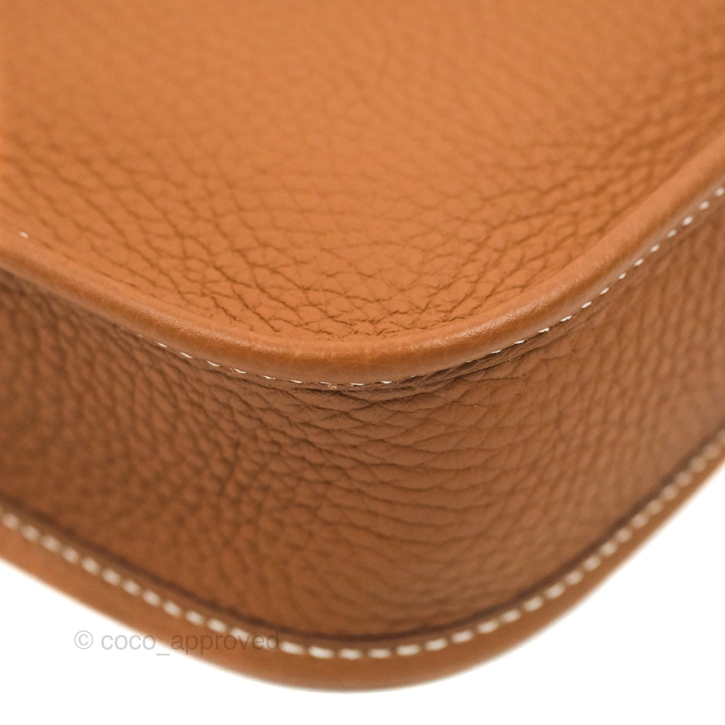 Hermès Mini Evelyne 16 Gold Clemence Palladium Hardware