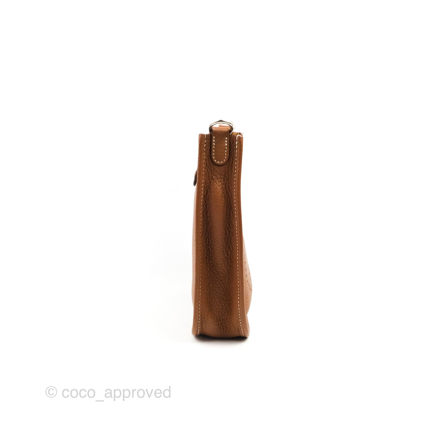 Hermès Mini Evelyne 16 Gold Clemence Palladium Hardware