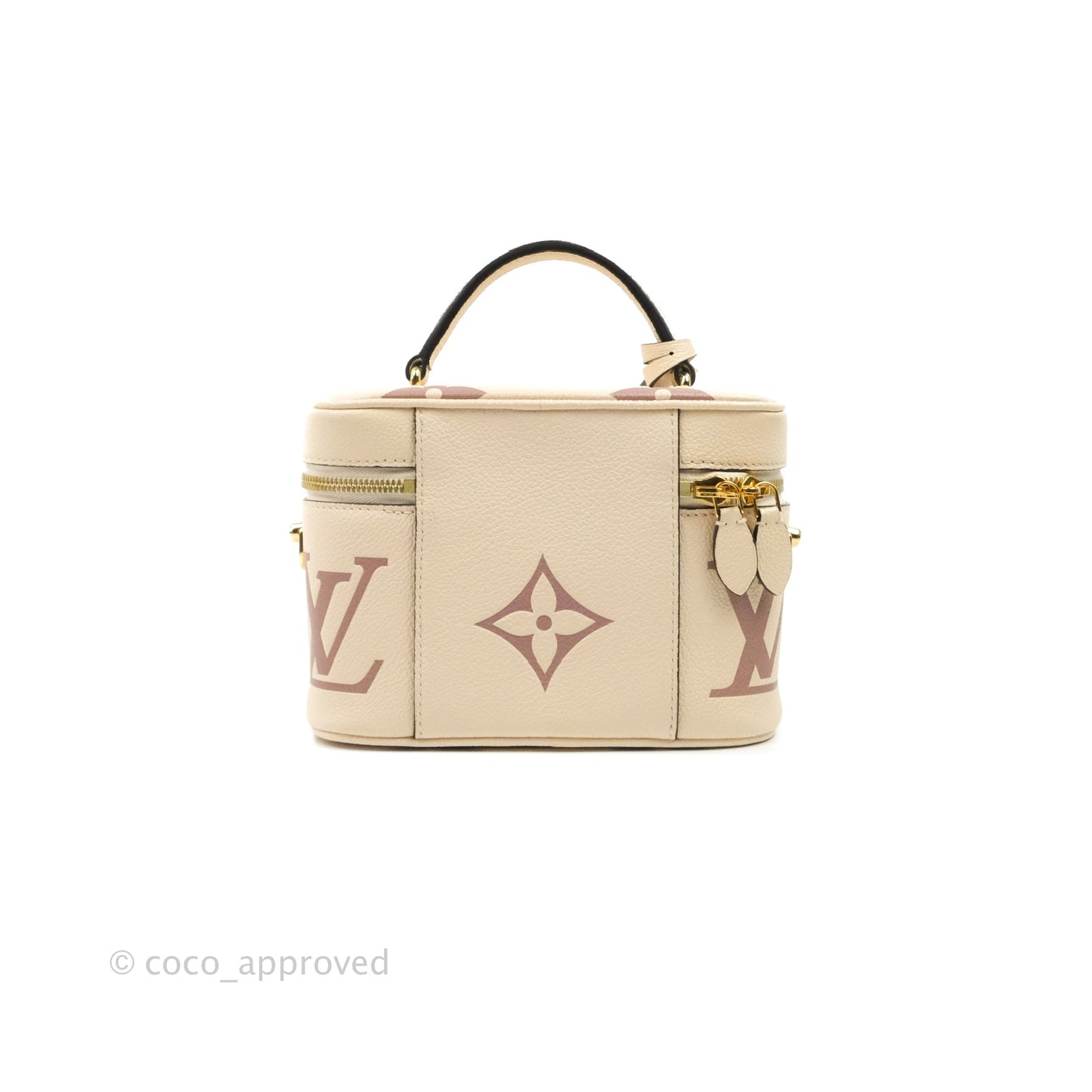 Louis Vuitton Empreinte Monogram Giant Vanity PM Creme Bois De Rose