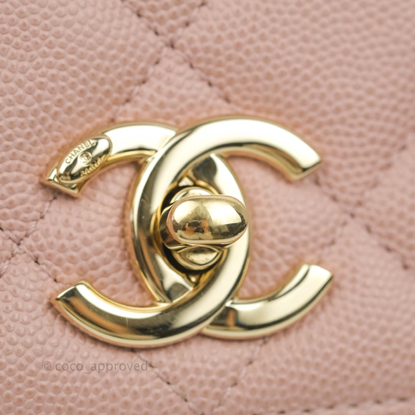 Chanel Quilted Small Business Affinity Flap Pink Caviar Gold Hardware