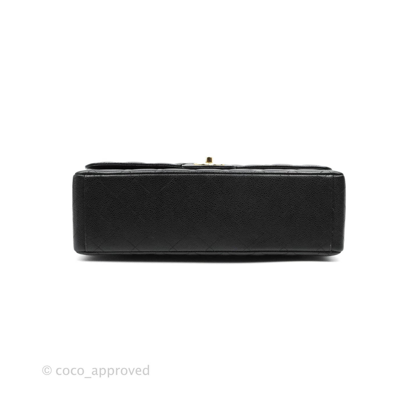 Chanel Classic Double Flap Maxi Black Caviar Gold Hardware