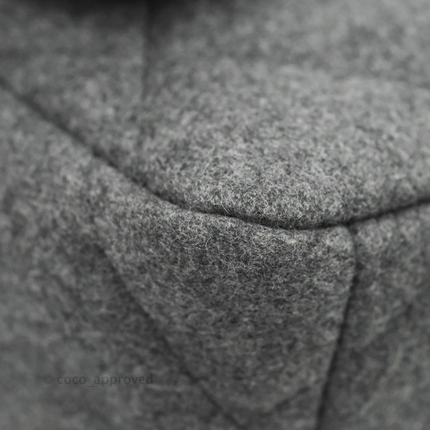 Chanel 19 Small Grey Wool Fabric Mixed Hardware