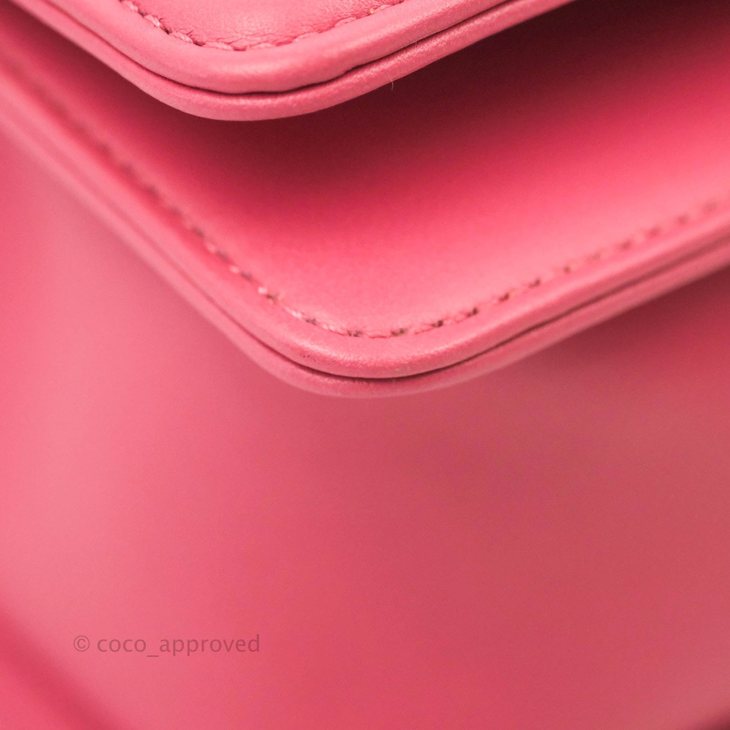Chanel Medium Boy Chevron Pink Calfskin Ruthenium Hardware