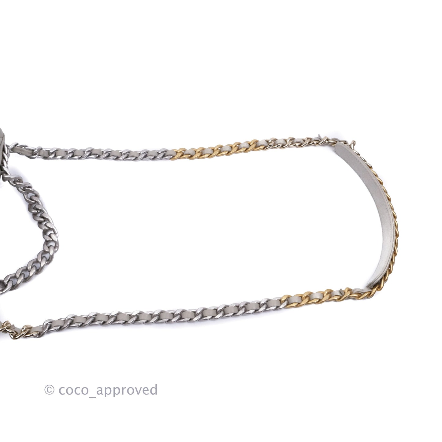 Chanel 19 Small Grey Mixed Hardware 22C