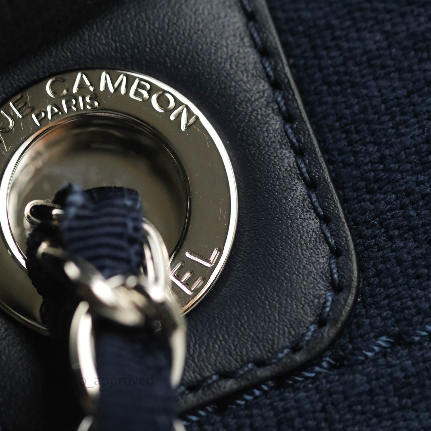Chanel Canvas Deauville Medium Navy