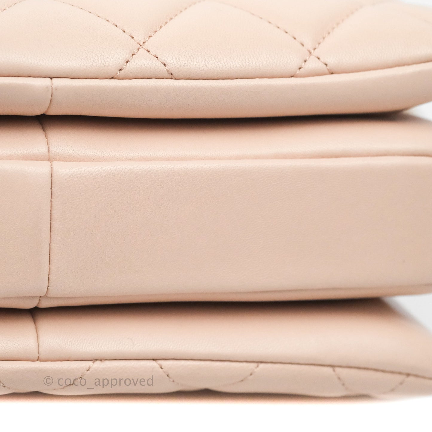 Chanel Small Trendy CC Light Pink Lambskin Gold Hardware