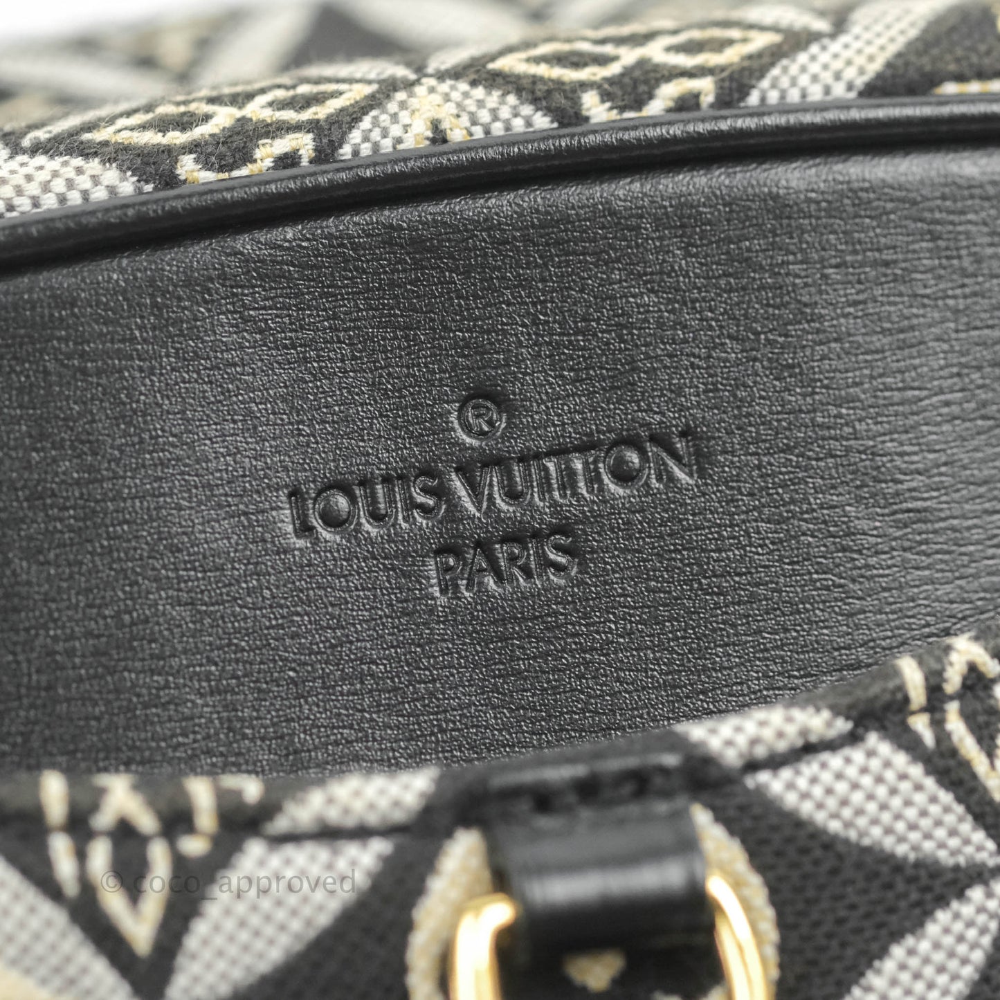 Louis Vuitton Jacquard Since 1854 Mini Deauville Grey