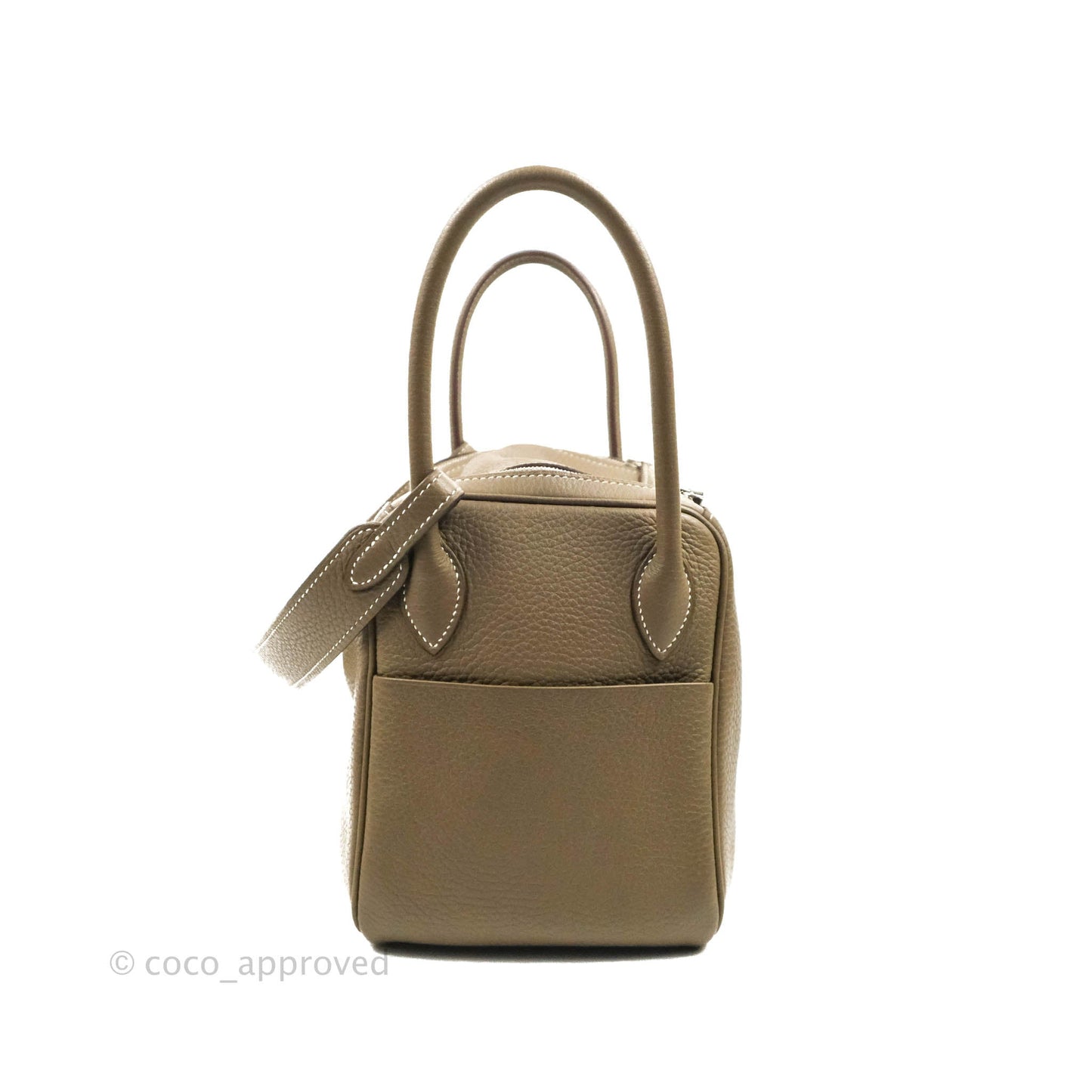 Hermès Lindy 26 Taurillon Clemence Etoupe Palladium Hardware