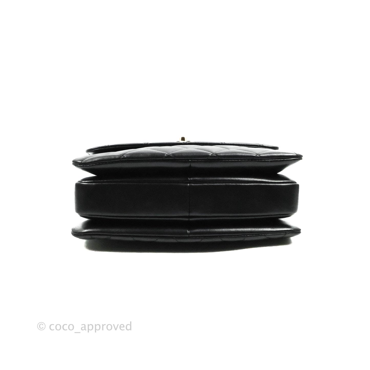 Chanel Small Trendy CC Black Lambskin Rose Gold Hardware 22C