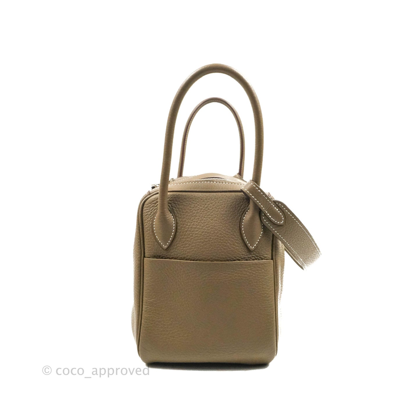 Hermès Lindy 26 Taurillon Clemence Etoupe Palladium Hardware