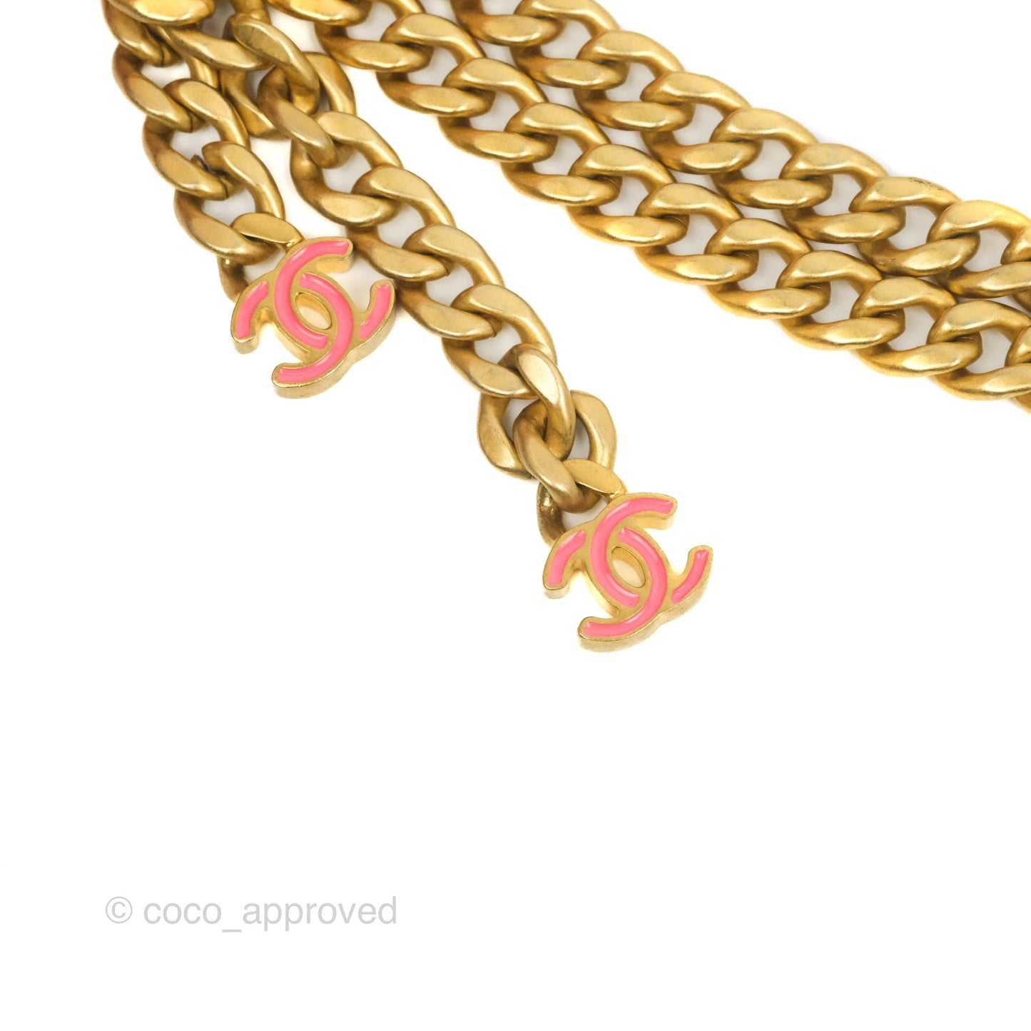 Chanel Enamel Quilted Pending CC Mini WOC Pink Lambskin Aged Gold Hardware 22P