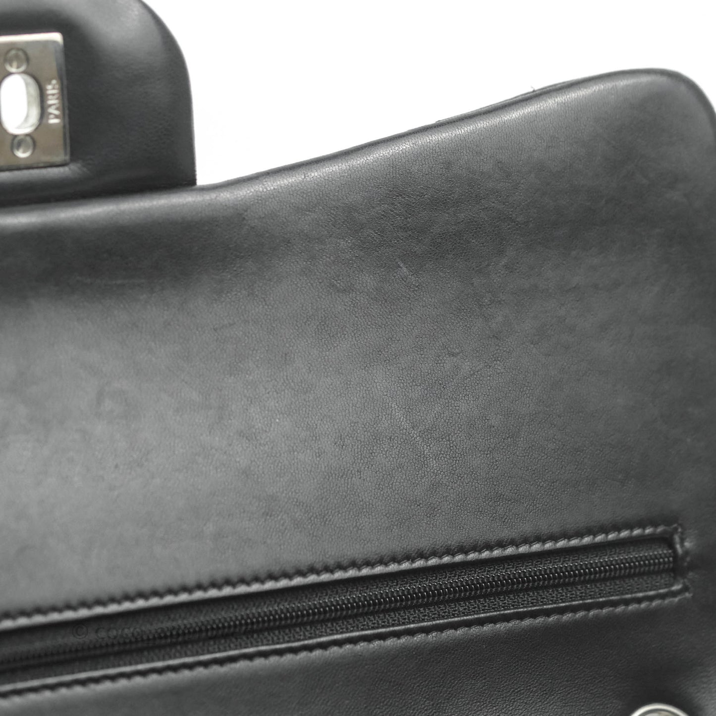 Chanel Jumbo Double Flap Black Lambskin Silver Hardware⁣⁣