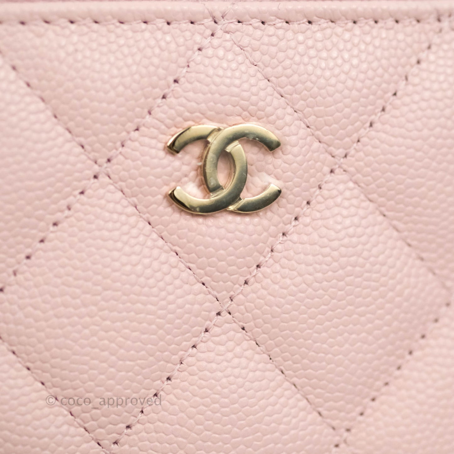 Chanel Mini Vanity With Chain Pink Caviar Gold Hardware