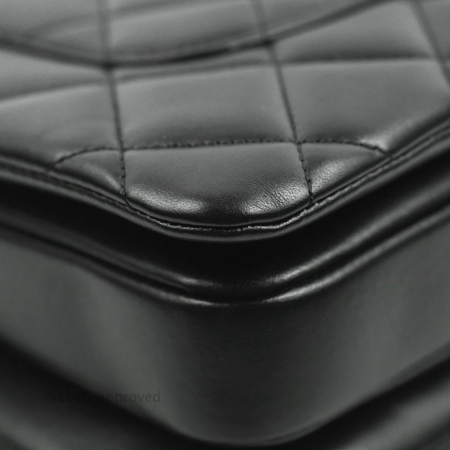Chanel Small Trendy CC Black Lambskin Rose Gold Hardware 22C