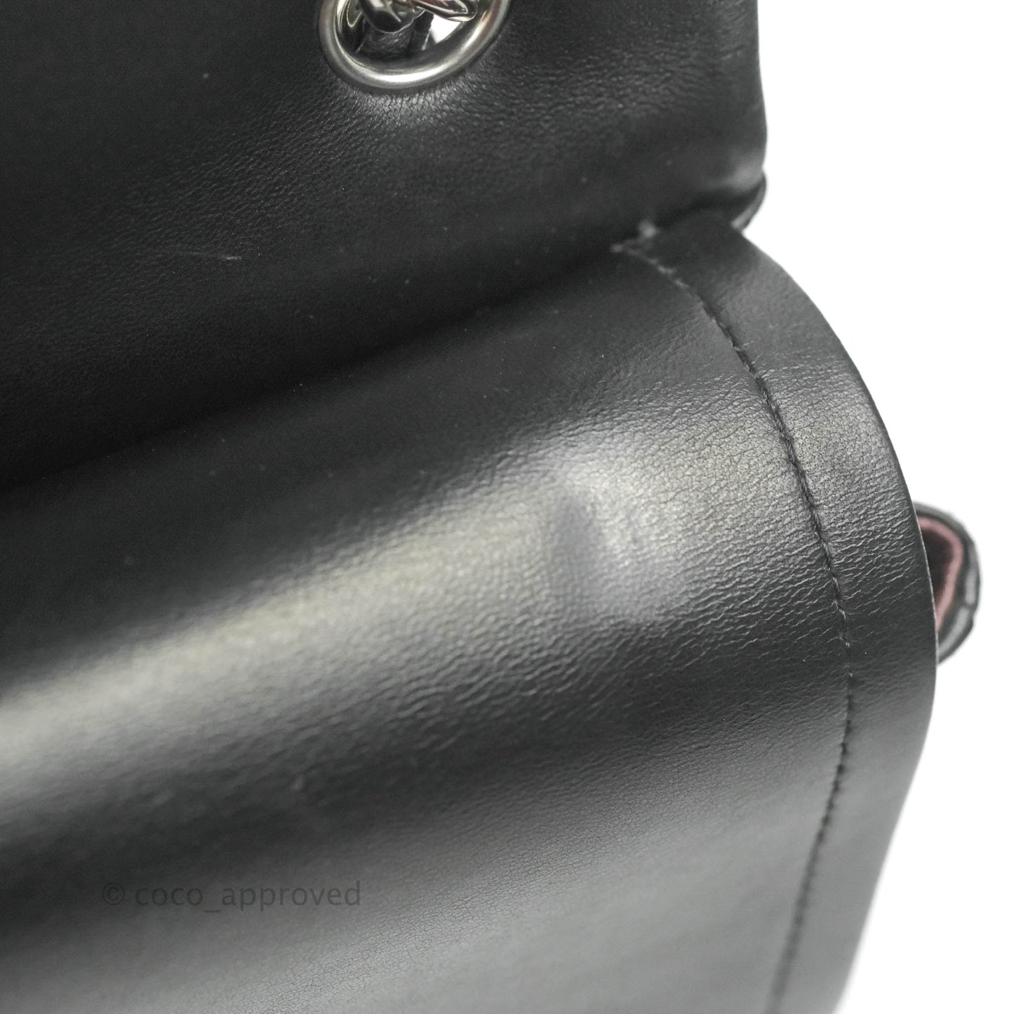 Chanel Jumbo Double Flap Black Lambskin Silver Hardware⁣⁣