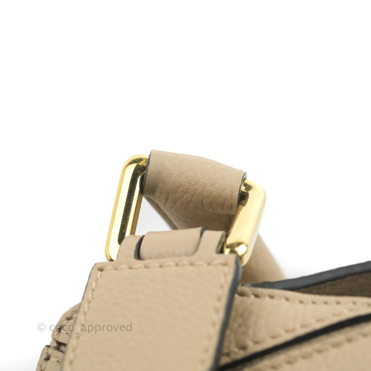 Loewe Small Puzzle Bag Sand Mink Grained Calfskin