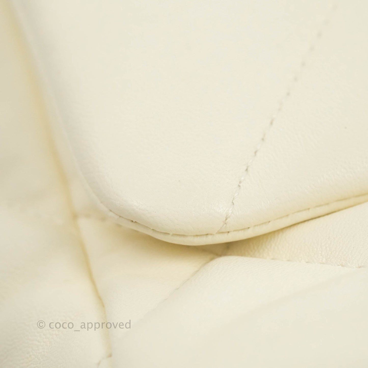 Chanel 19 Small White Mixed Hardware