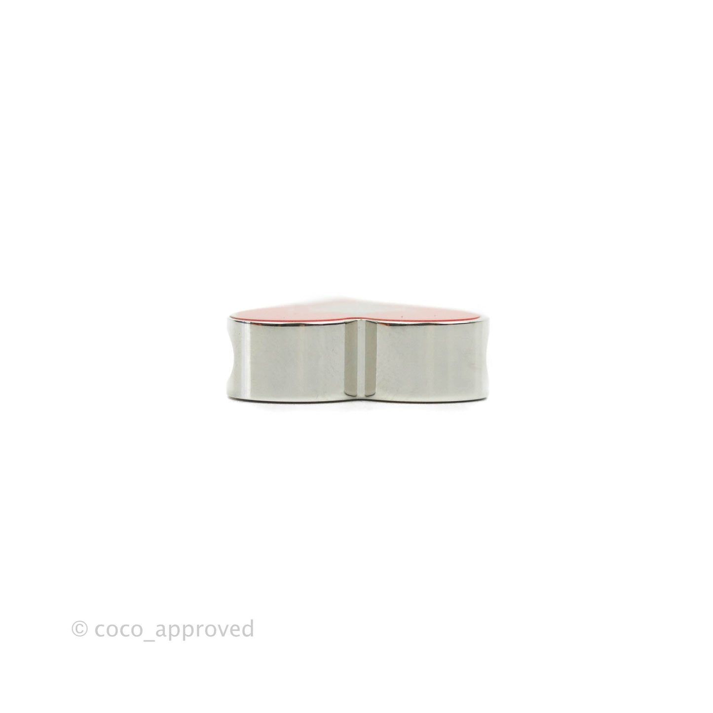 Hermès Tea Time Twilly Ring Rouge Palladium Hardware