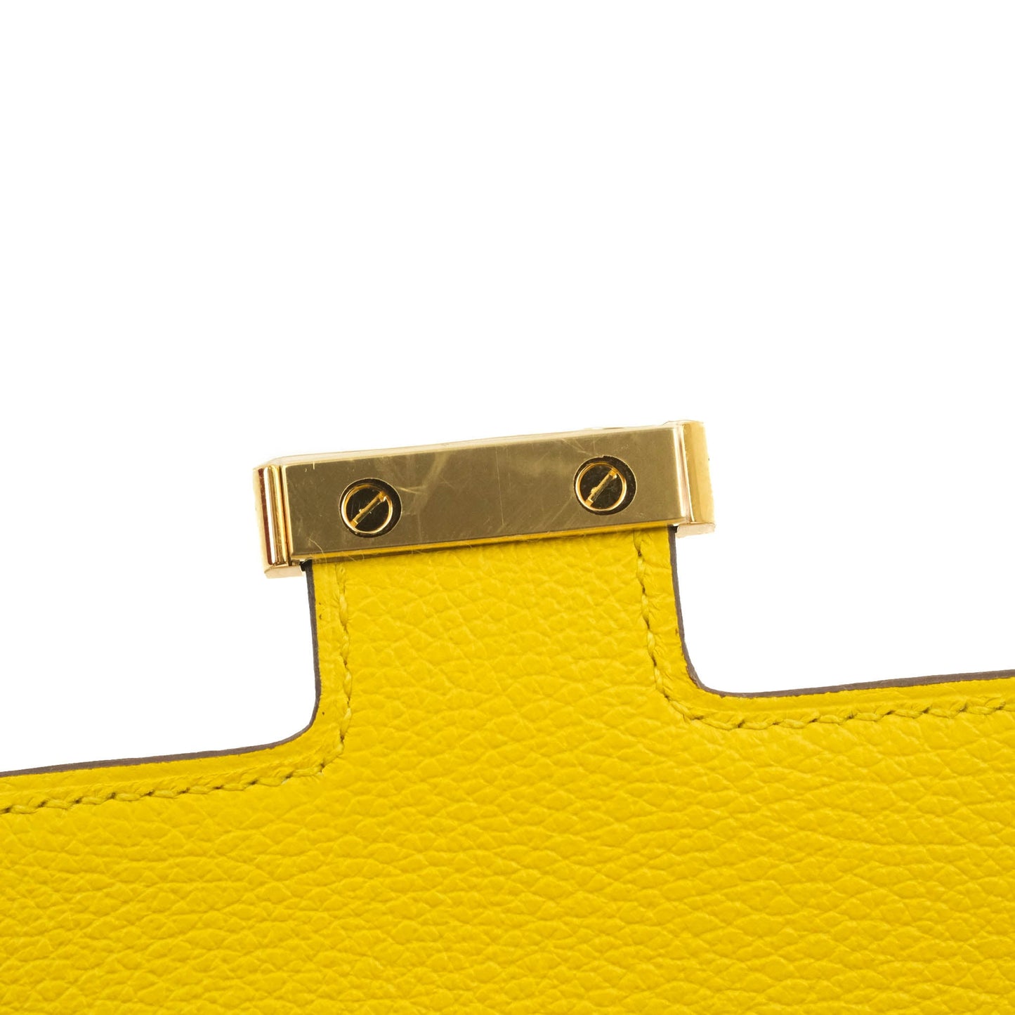 Hermès Constance Slim Wallet Jaunde De Naples Epsom Gold Hardware