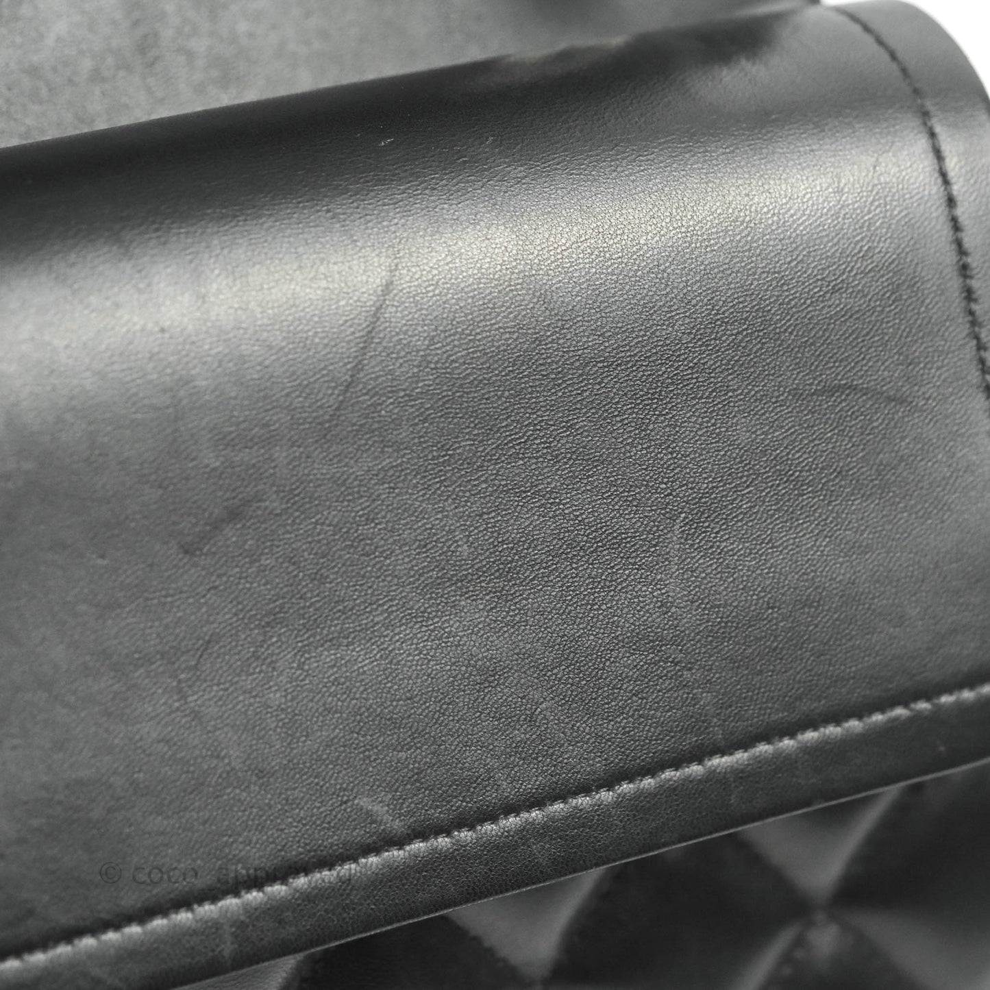 Chanel Jumbo Double Flap Black Lambskin Silver Hardware⁣⁣