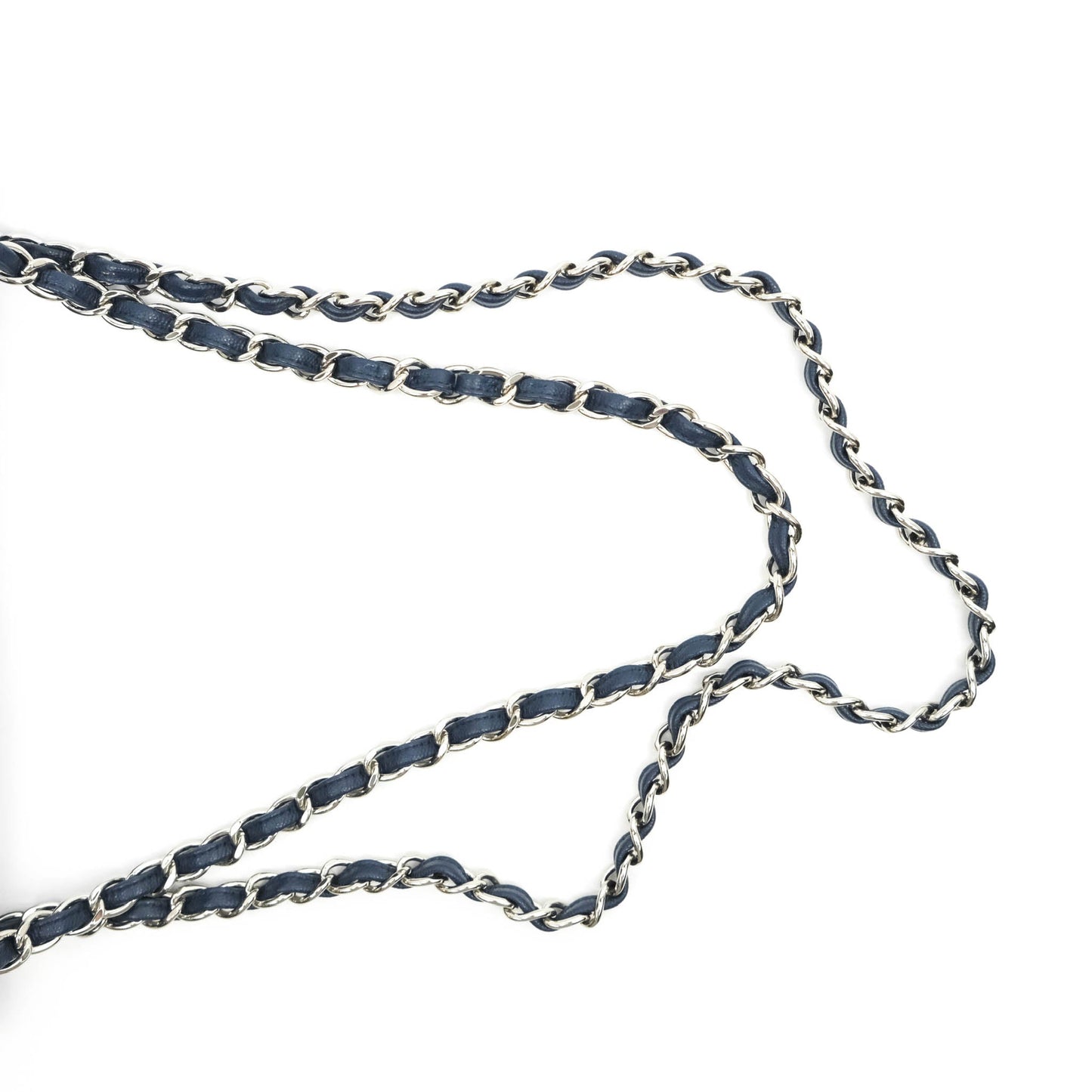 Chanel Jumbo Double Flap Navy Caviar Silver Hardware⁣⁣