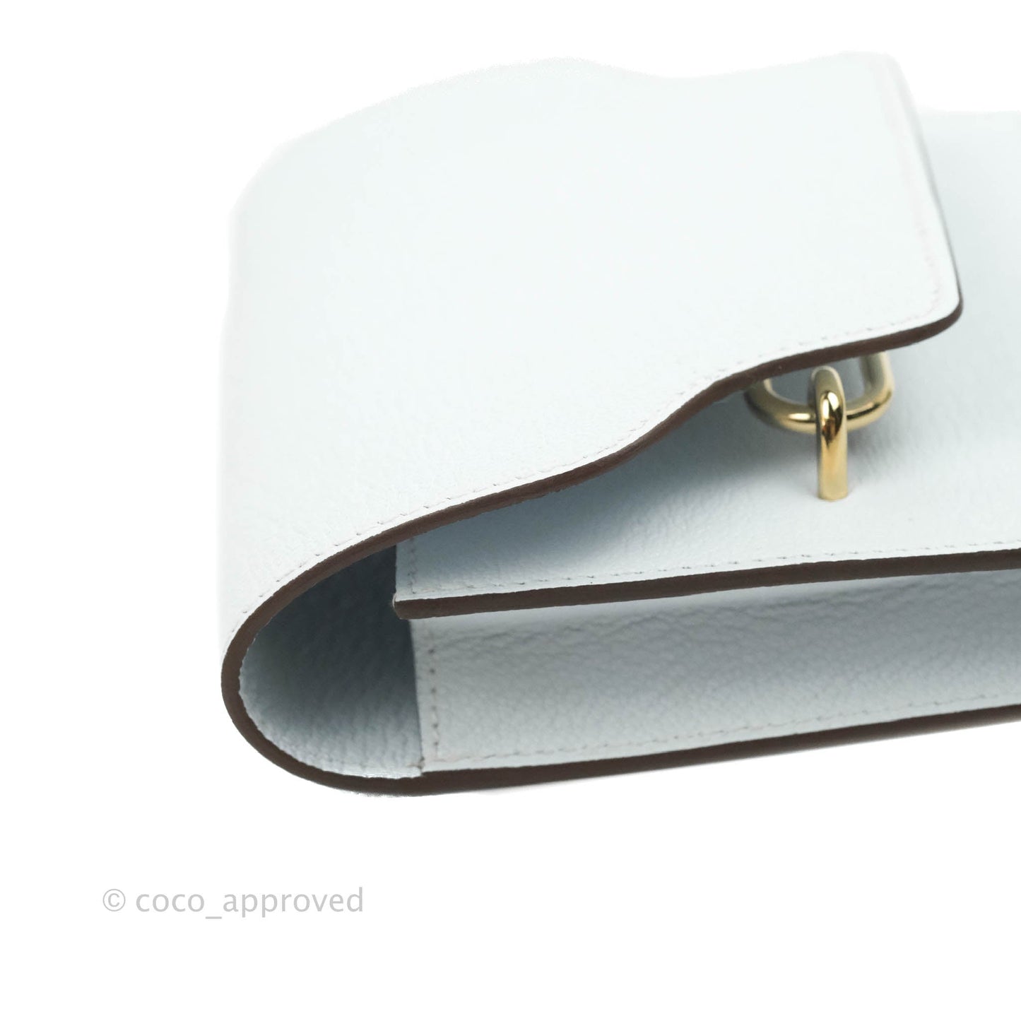 Hermès Roulis Slim Wallet Bleu Brume Gold Hardware