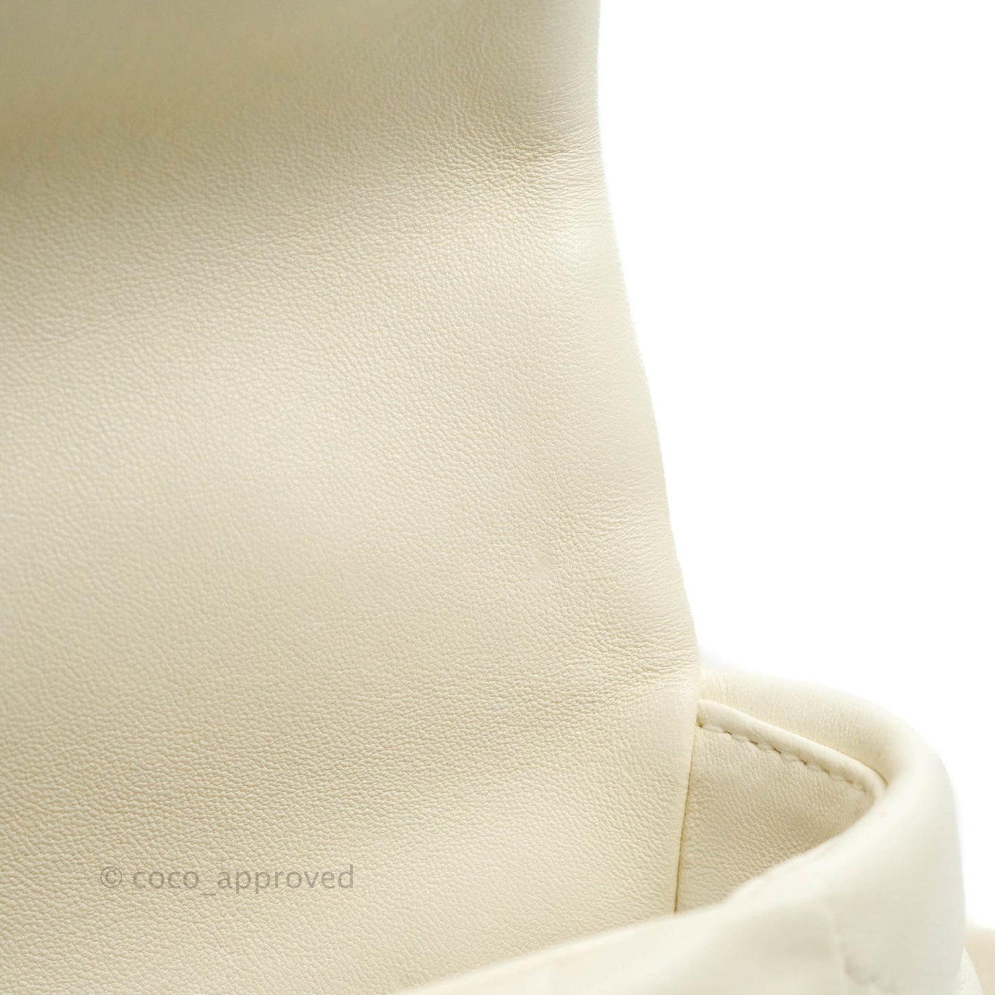 Chanel 19 Small White Mixed Hardware