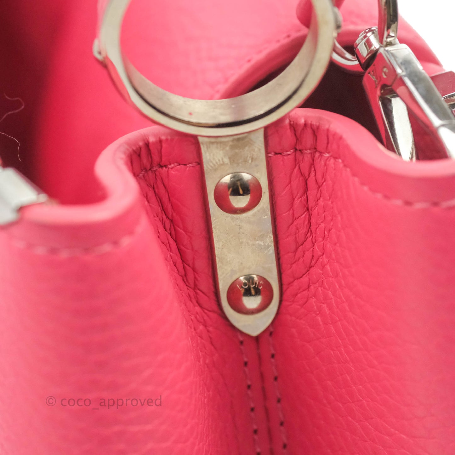Louis Vuitton Capucines BB Embellished Pink