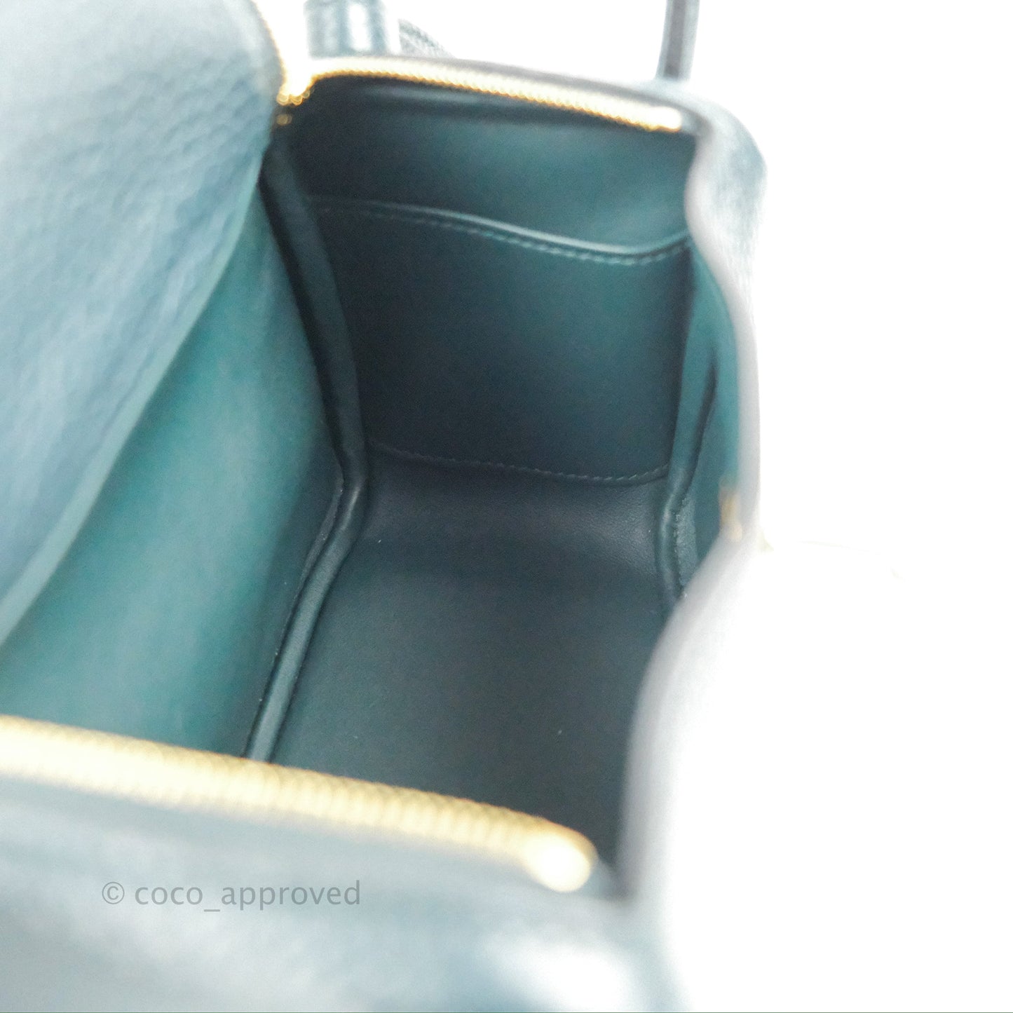 Hermès Mini Lindy 20 Vert Cypres Clemence Gold Hardware