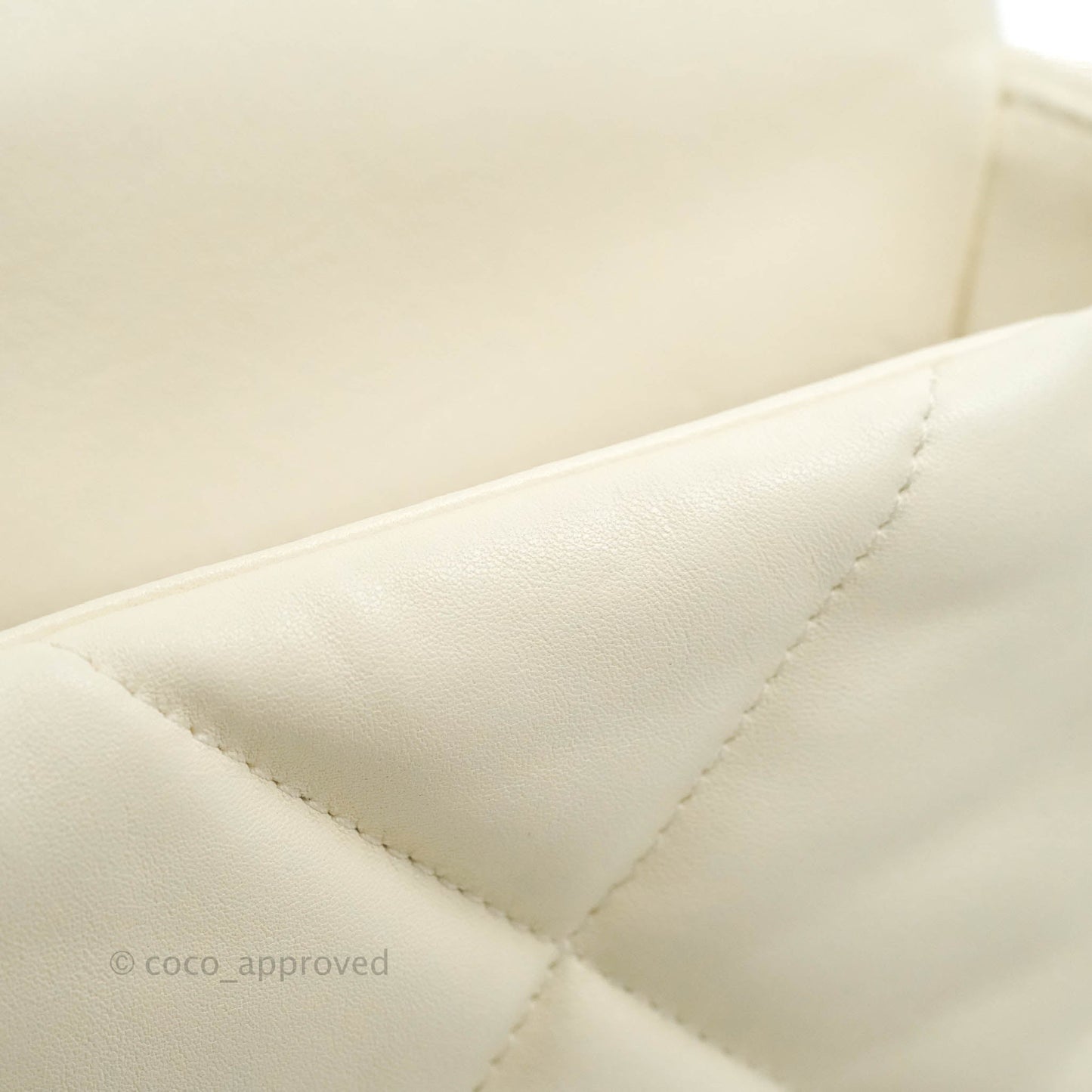 Chanel 19 Small White Mixed Hardware