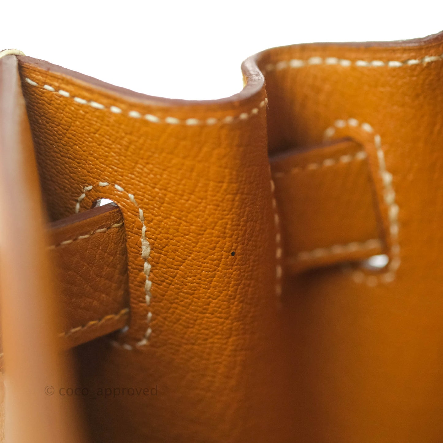 Hermès Vintage Kelly 28 Gold Epsom Gold Hardware