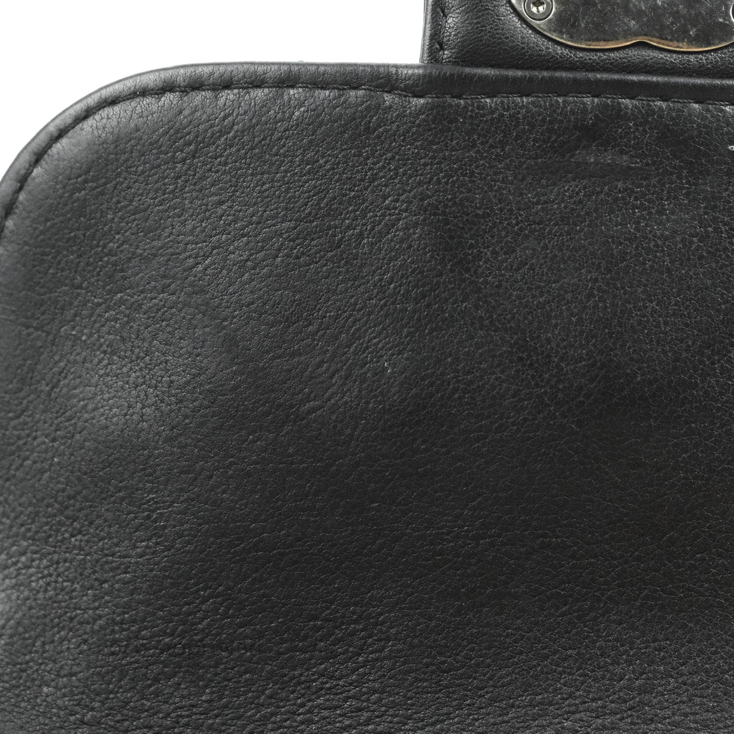 Chanel Flat Quilted Small Messenger Bag Black Calfskin Ruthenium Hardware