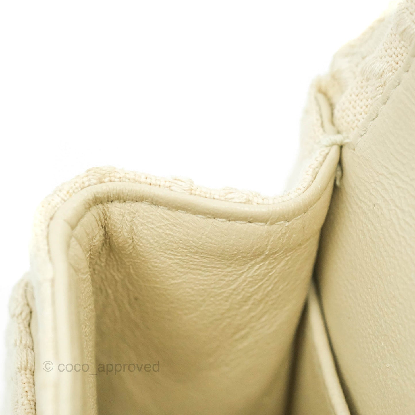 Chanel Small Flap Camellia Embroidered Ivory Beige Linen Canvas 24K Gold Hardware
