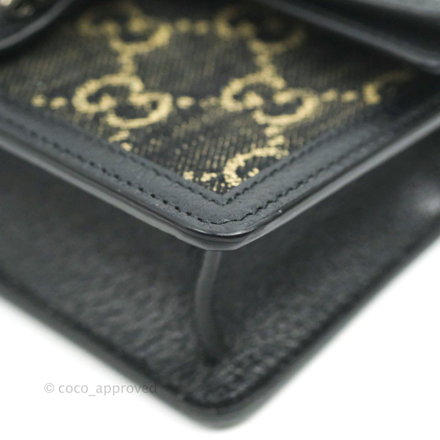 Gucci Dionysus GG Super Mini Crossbody Bag Ruthenium Hardware