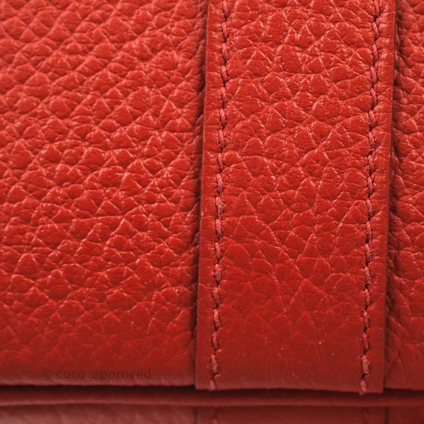 Hermès Garden Party 30 Pink / Red Duchesse Canvas