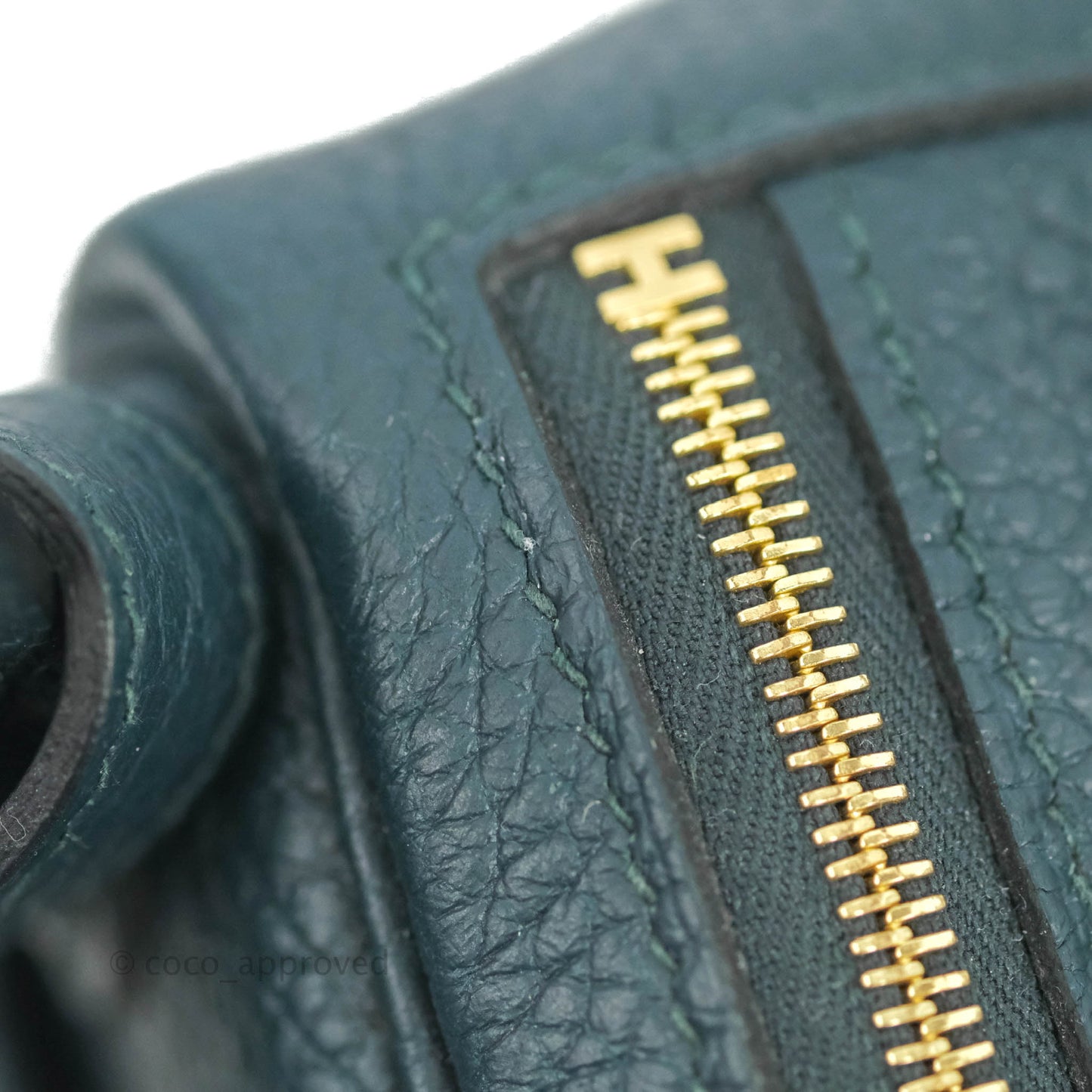Hermès Mini Lindy 20 Vert Cypres Clemence Gold Hardware