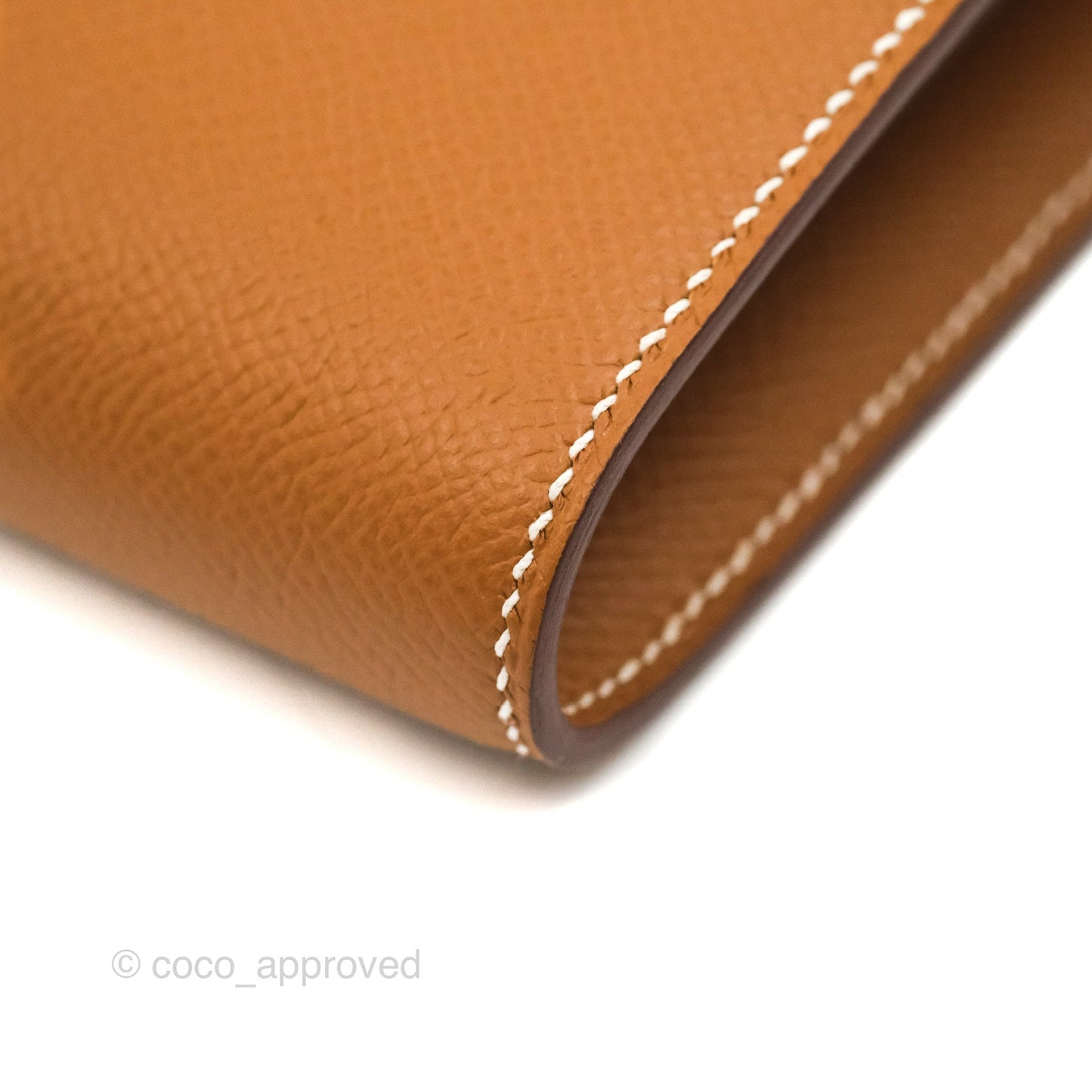 Hermès Constance Long To Go Wallet Gold Epsom Palladium Hardware